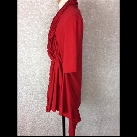 Due Per Due Short Sleeve Knit Jacket - Picture 3 of 7